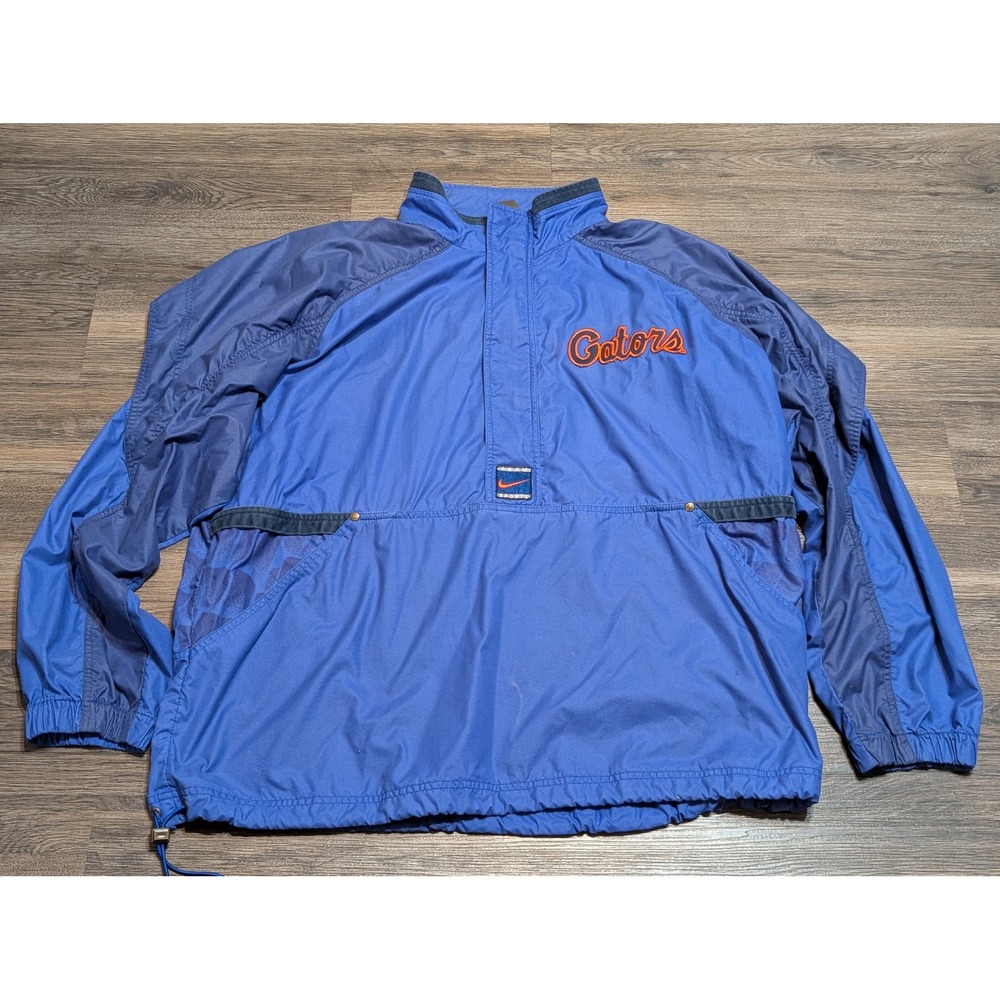 Vintage Nike Team Sports Florida Gators Pullover Jacket  XL‎ UF Windbreaker